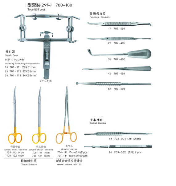 天天齿科——唇腭裂修复手术器械_口腔科材料_器械