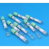 浅绿色管帽含肝素钠抗凝剂及分离胶PET真空采血管_抽血管